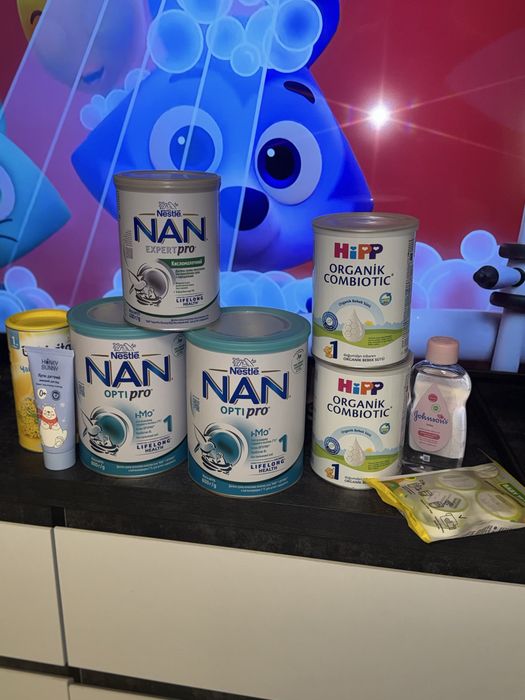 Смесь Nan 1 Opti Pro ,Hipp Combiotic 1