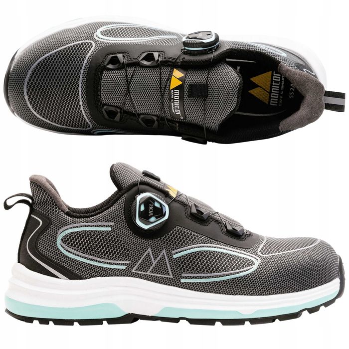 Profesjonalne półbuty robocze Szwecja MONITOR S1P z systemem BOA 38