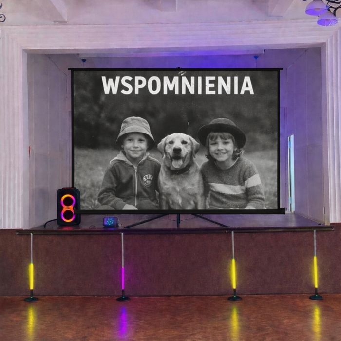 Wynajem Projektor Głośnik JBL  520_ Dym _ Światła Sticky Urodziny