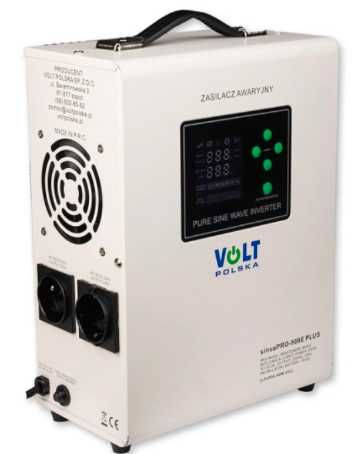 Гібридний ДБЖ/інвертор Volt Polska SINUS PRO E PLUS 12/230V 600/900W