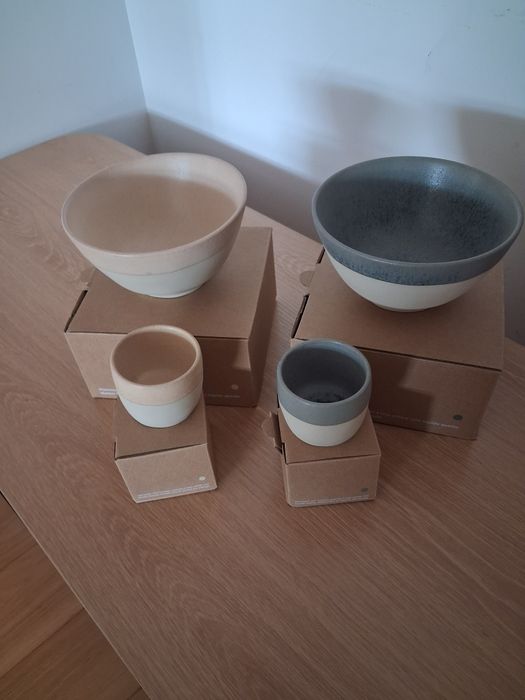 Nespresso Taça e Chávena Nespresso Costa Nova – Cor Areia e Caqui