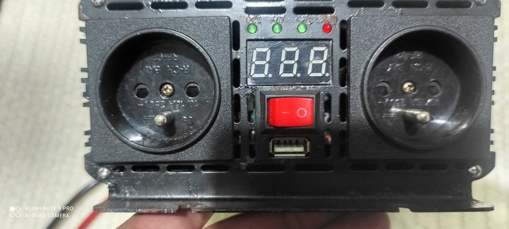 Conversor/Transformador 1500w com pico a 3000w