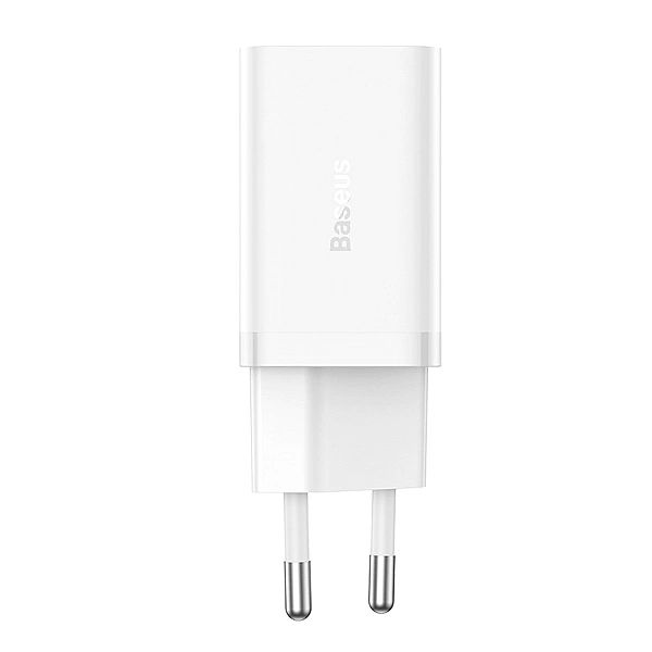 Ładowarka sieciowa Baseus GaN5 Pro 40W 2xUSB-C - biała