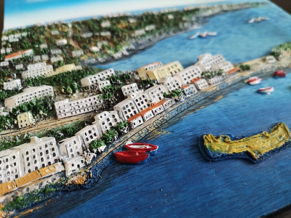 Obrazek ceramiczny grecja 2D 3D 22,5 cm x 22,5 cm pamiatka crete kreta