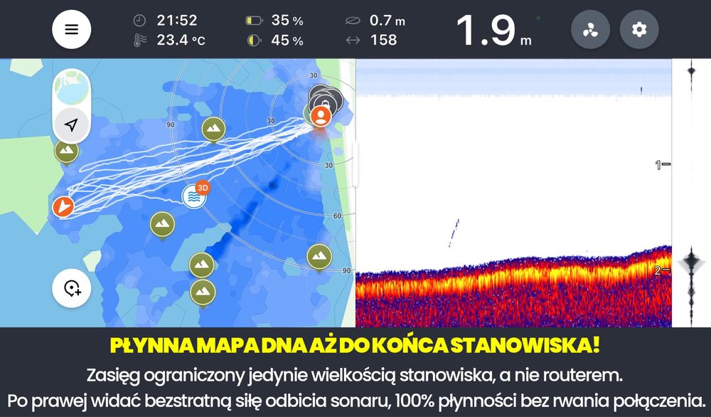 Deeper wzmacniacz zasięgu Wi-Fi Range Extender + Kabel 9V