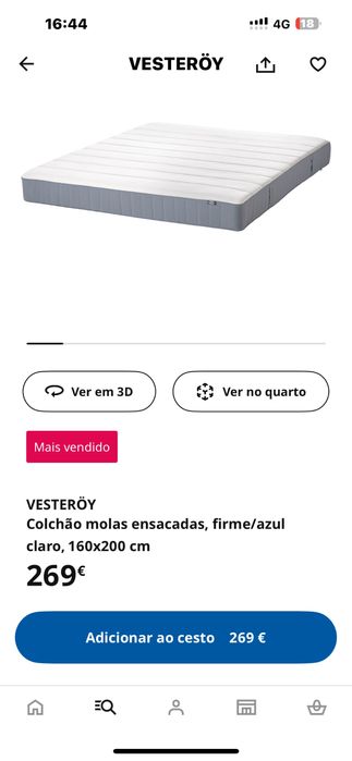 NOVO cama e colchao
