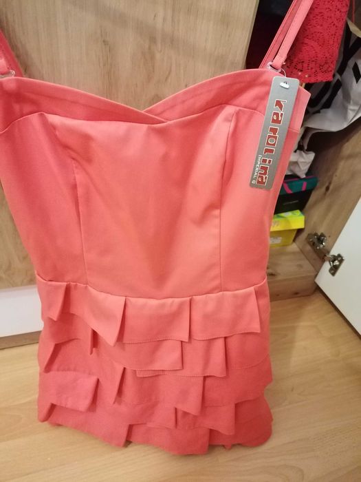 Piękna zupełnie nowa sukienka wesele sylwester chrzciny