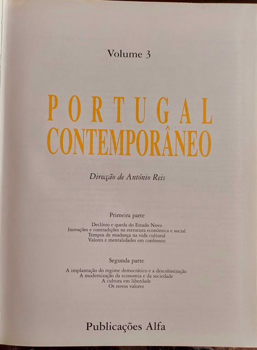 António Reis - Portugal Contemporâneo (3 Tomos, 6 Volumes)