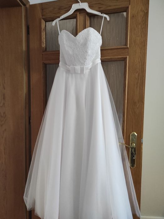 Suknia ślubna 34/36 Princessa rozkloszowana