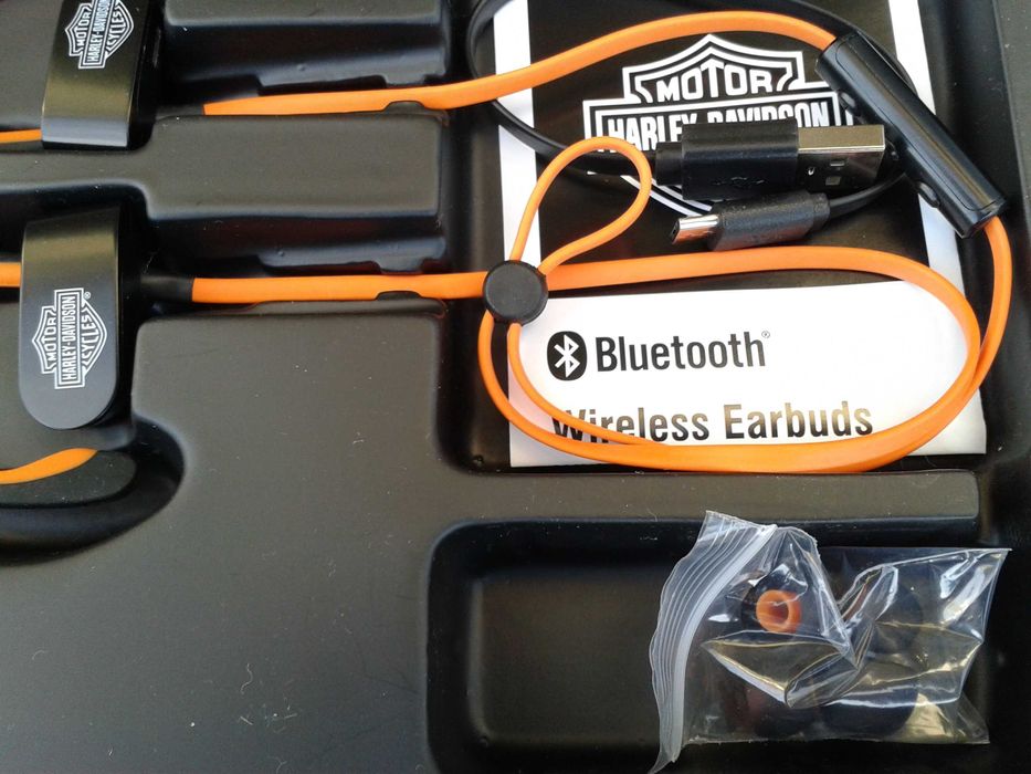 Słuchawki bezprzewodowe z mikrofonem bluetooth harley