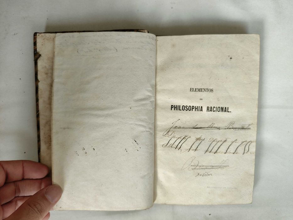 Livro | Elementos de Filosofia Racional | 1855