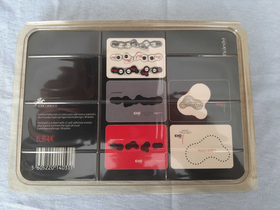 Selos 2003 - Experimenta Desing / Brandia - Auto-adesivos Completo