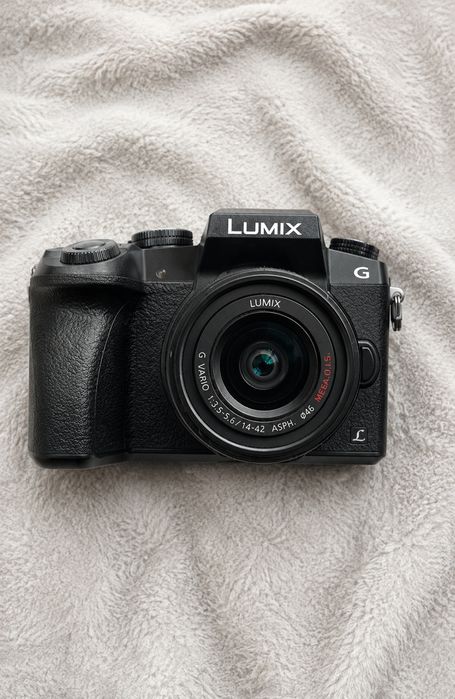 Panasonic Lumix G + objetiva 14–42mm