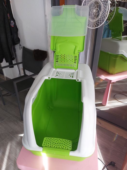 Wc gato XXL (70x50x50) fechado com portas oscilante