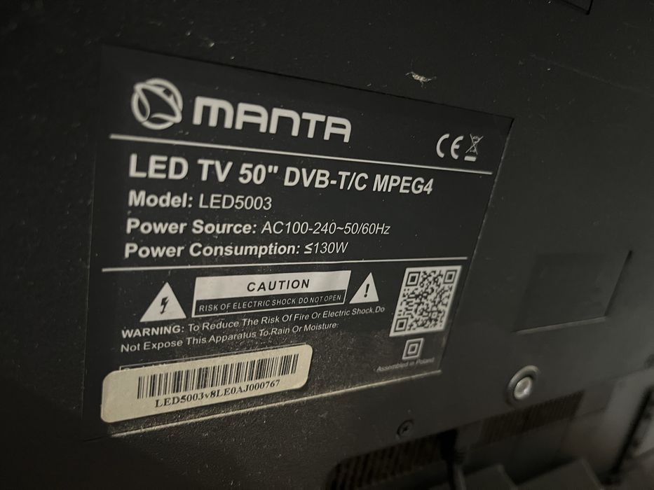 Telewizor 50 cali Manta