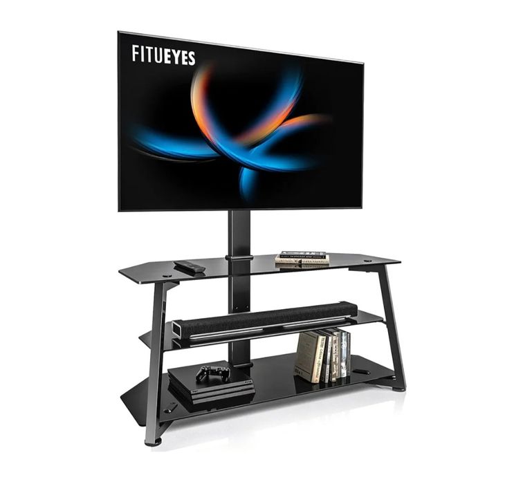 FITUEYES TW307501MB-G Stojak do TV z regulacją wysokości  3 w 1