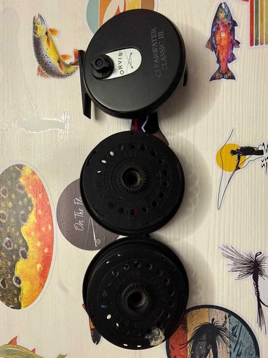 Kołowrotek muchowy ORVIS Clearwater Classic III + zapasowa szpula