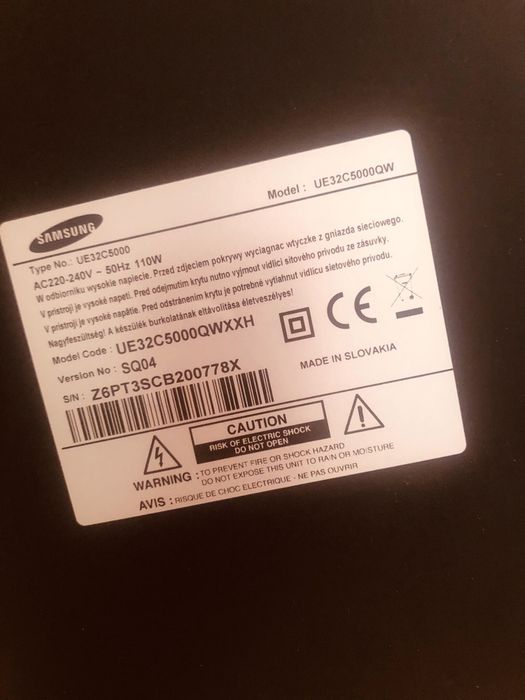 Telewizor Samsung 32cal super Stan