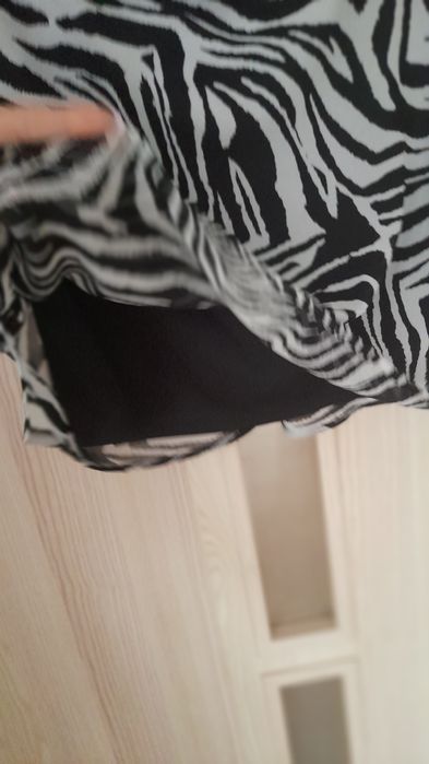 Bluzka krótki rękaw  zebra L