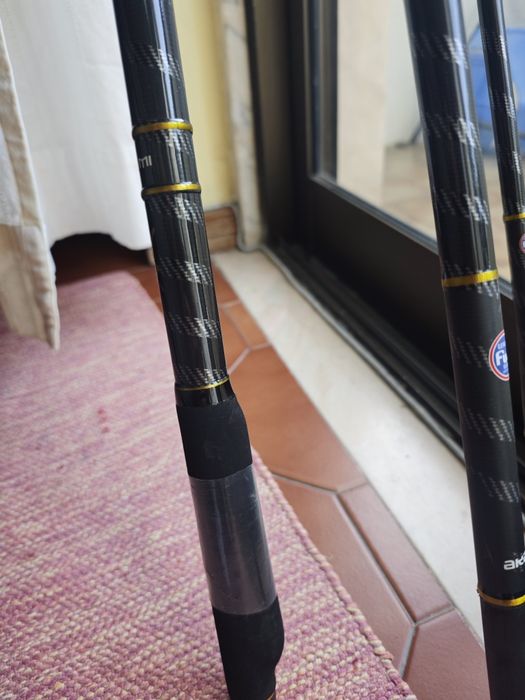 Cana AKAMI 4.20, passadores e porta Carreto Fujii.