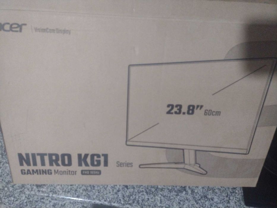 Monitor ACER NITRO KG1, tela 23.8" 60cm