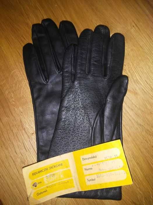Rękawiczki męskie PRL, 89' rok