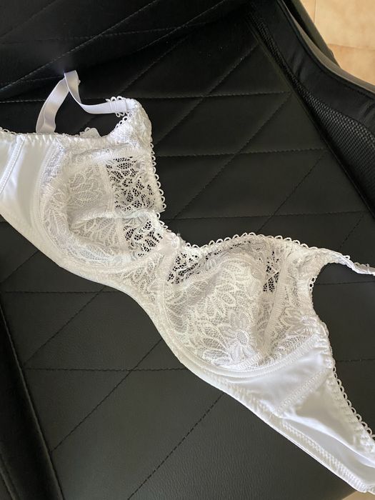 Мереживний білий ліф бюстгальтер
