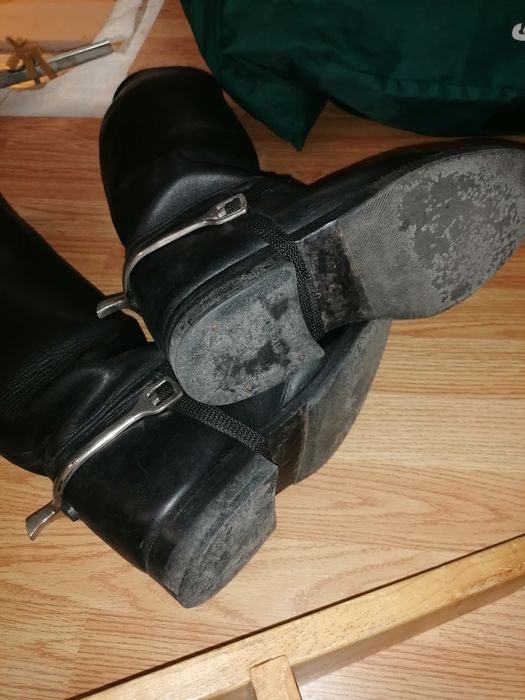 Botas de equitação / montar em pele