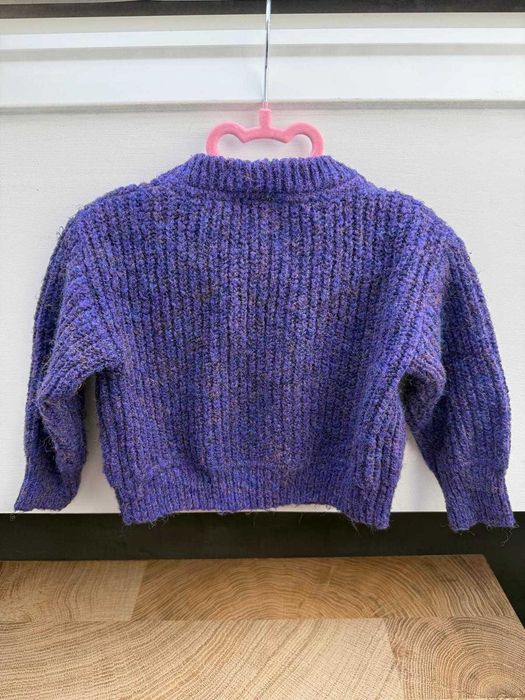 Sweterek lila dziewczęcy 92 COCCODRILLO