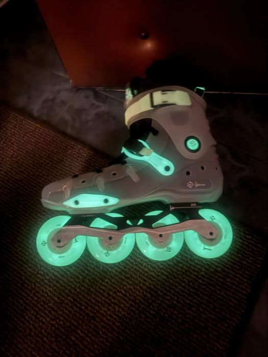 Rolki Freeskate Luminous Ray 80 Przeźroczyste 44