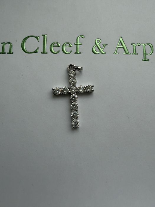 Хрестик з діамантами 1,5 ct