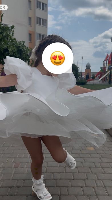 Дитяча сукня святкова біла Kiddiechic