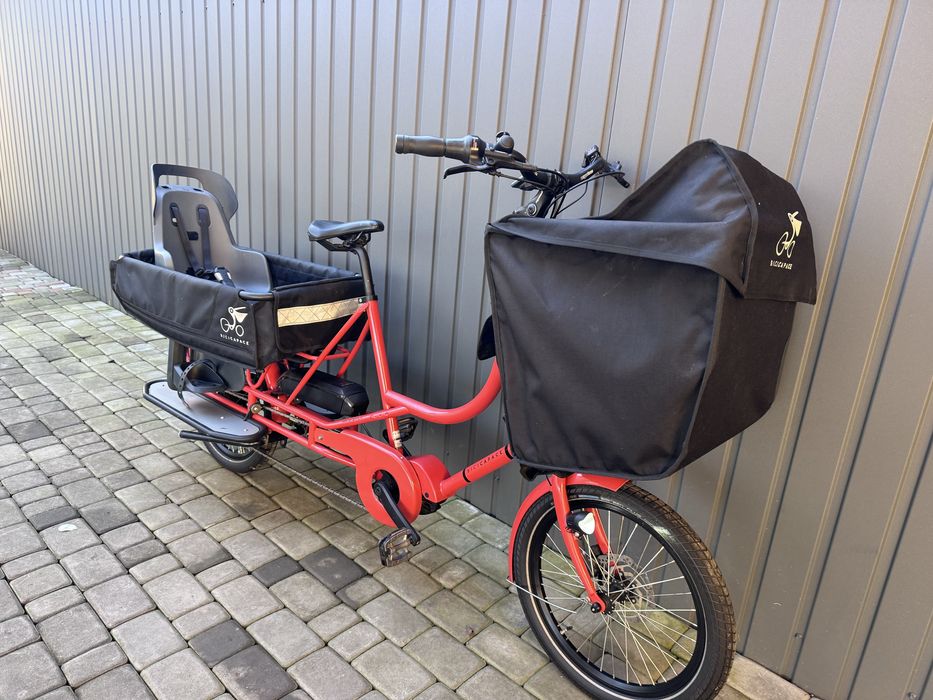 електричний вантажний велосипед Bicicapace, модель Justlong.