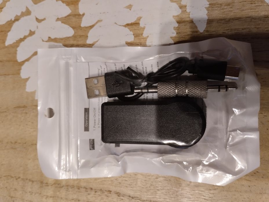 Bluetooth nowa z kabel i przejściówka