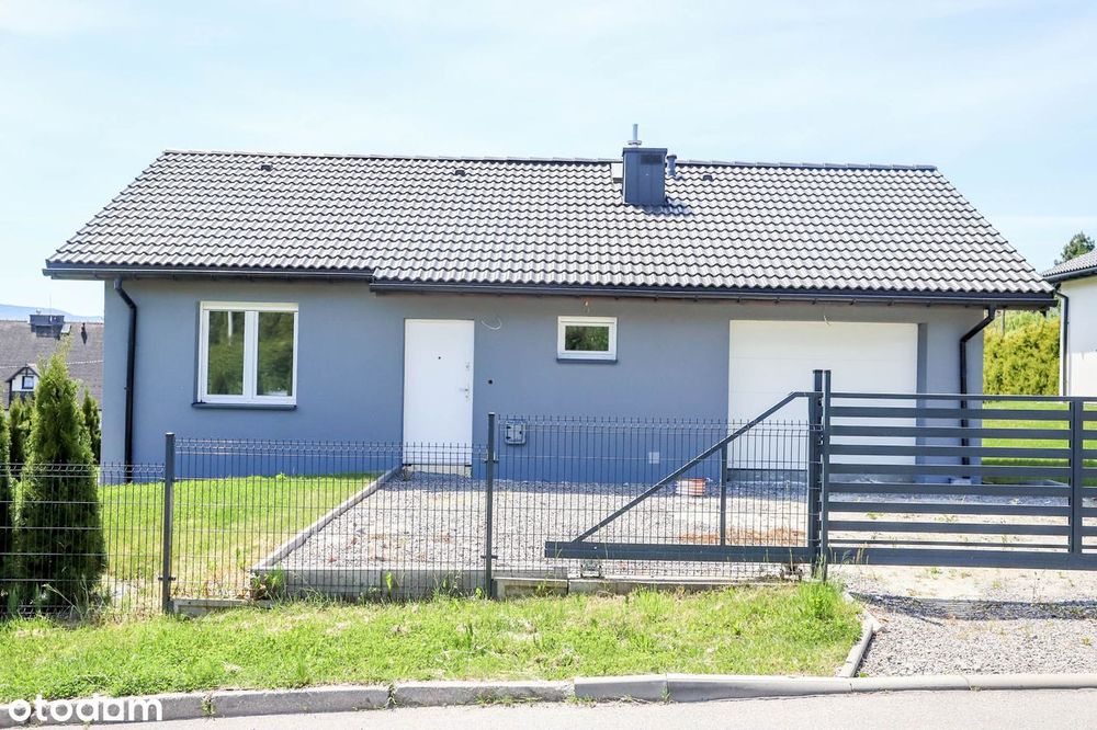 Nowy dom parterowy w atrakcyjnej okolicy.
