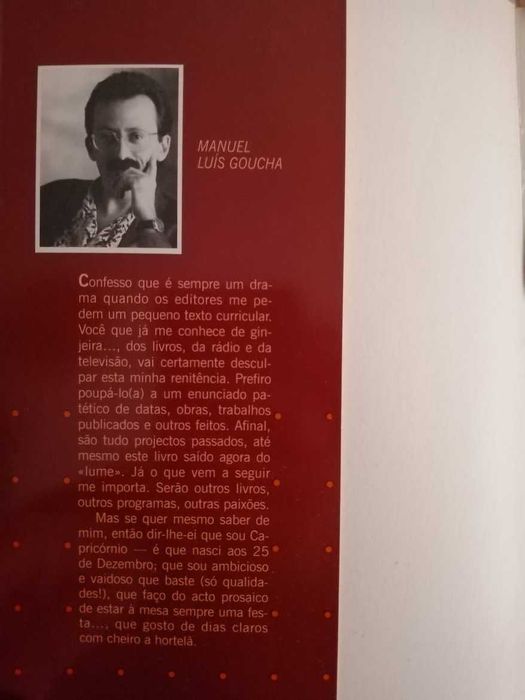 Livro "Doces de Café sem Açúcar" de Manuel Luís Goucha