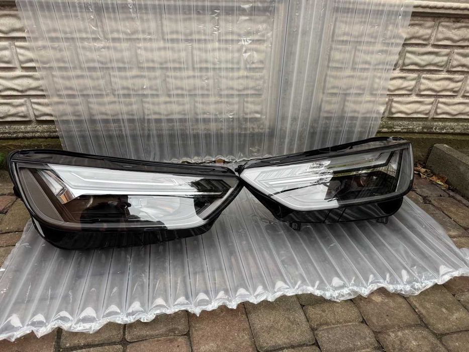 Комплектний передок Audi q5 8А рест бампер фари установочна панель