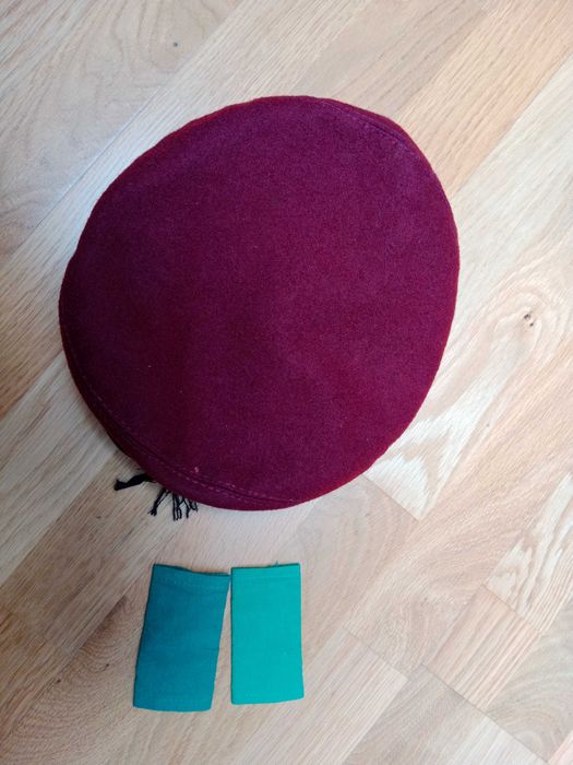 Beret harcerski bordowy rozmiar 57