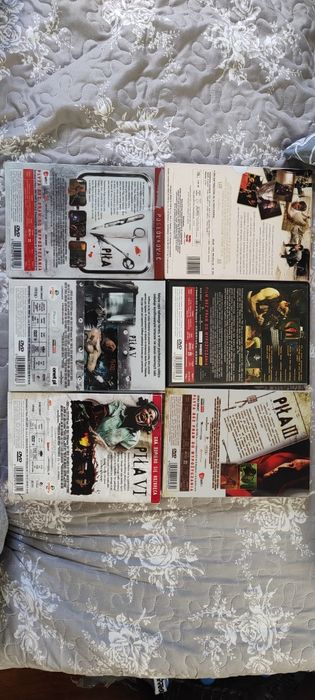 Piła zestaw filmów na dvd części od 1-6