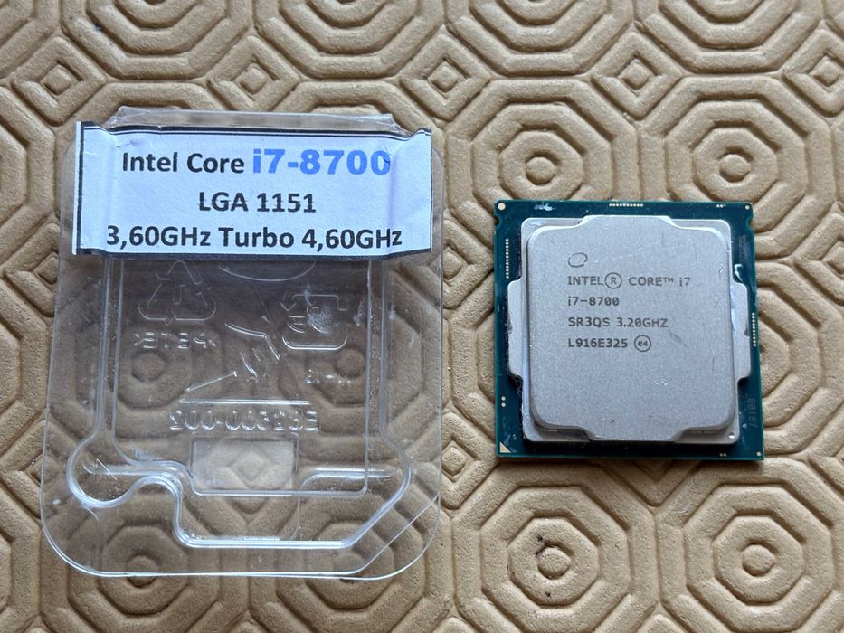 Processador Core i7-8700 3,20GHz Turbo 4,60GHz