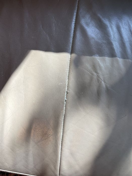 Skórzana sofa narożna ETAP SOFA – jasny beż, naturalna skóra