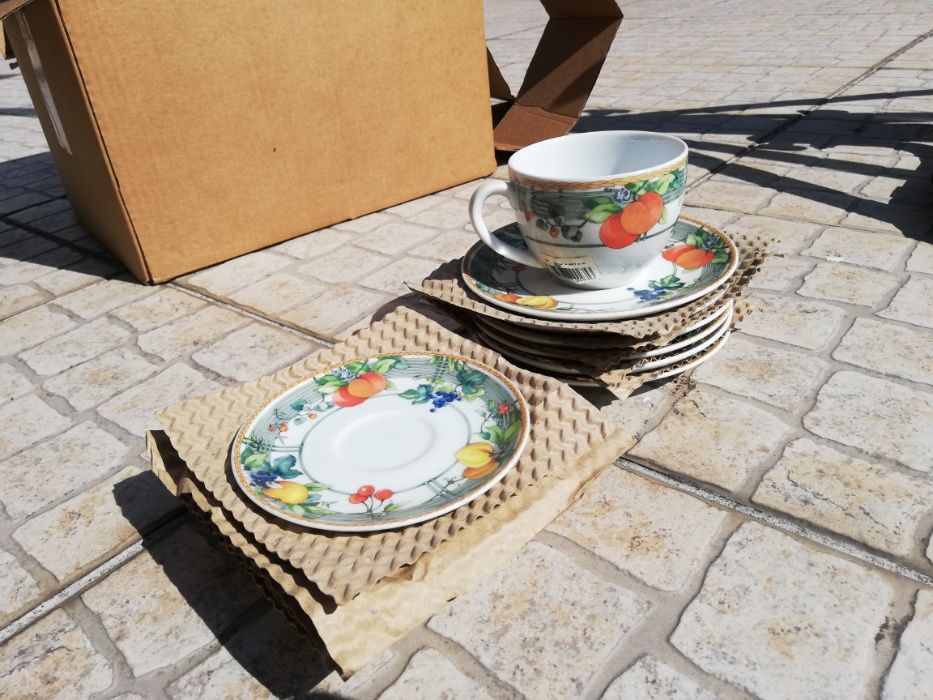 Serviço café e chá - WEDGWOOD NOVO com etiquetas