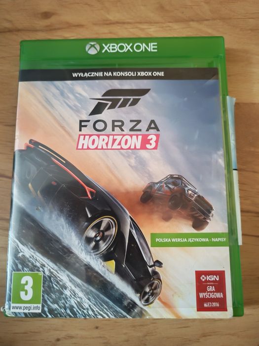 Forza horizon 3 Xbox one s x series Gwarancja Polska wersja