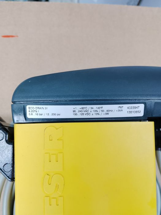 Spust kondensatu KAESER ECO DRAIN 31 Gwarancja