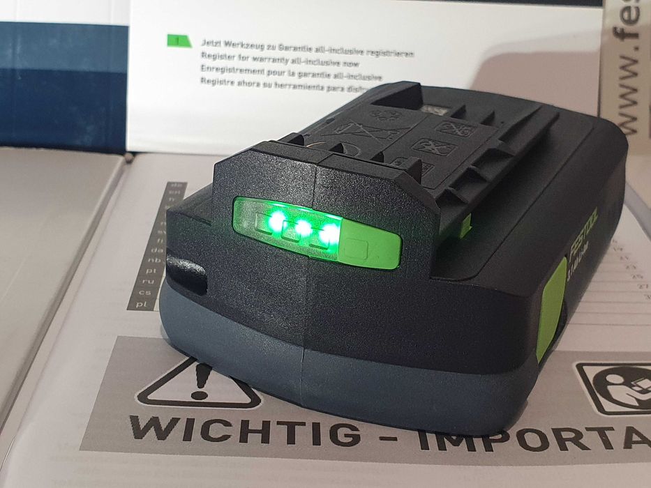 Akumulator FESTOOL 18v 3,1Ah do wkretarka klucz szlifierka bateria