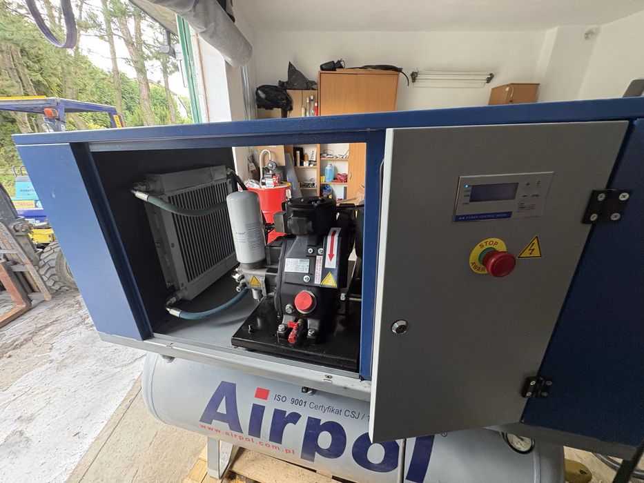 Kompresor śrubowy Airpol K7 7,5kW 10 bar jak nowy
