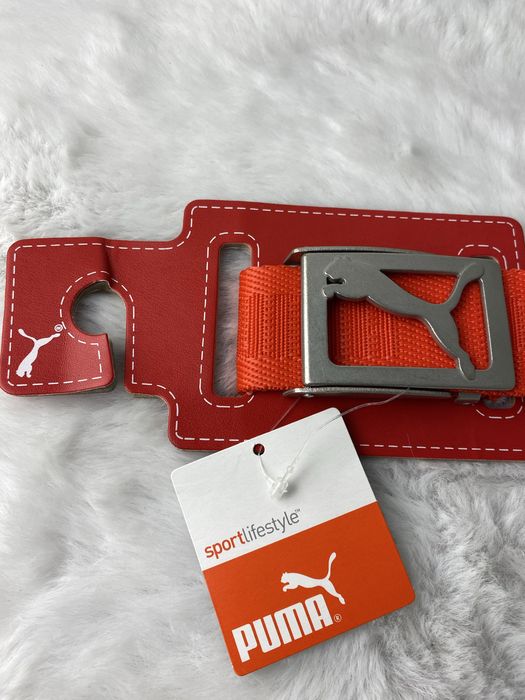 Ремень Puma  тканевый с металлической пряжкой. Для гольфа