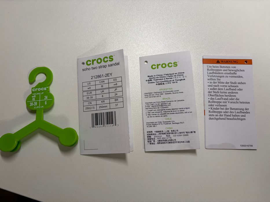 Crocs шльопанці