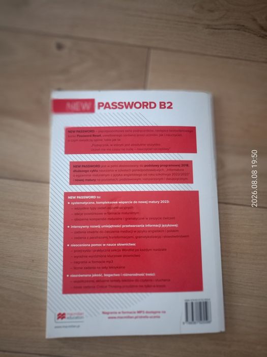 New Password B2 WB