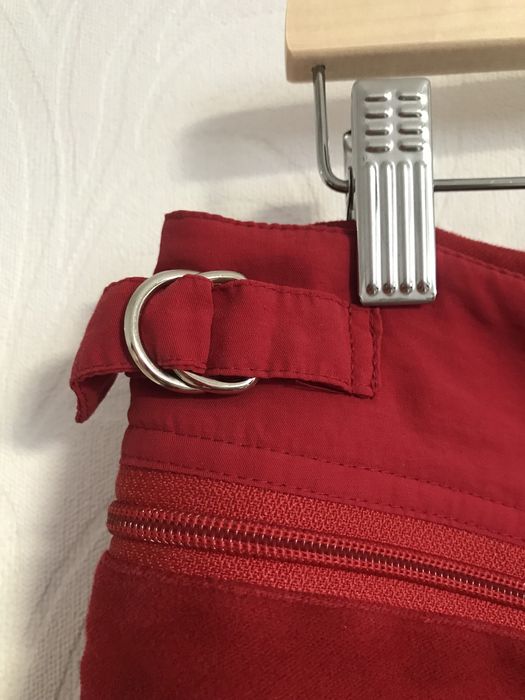 Красные флисовые штаны женские размер М